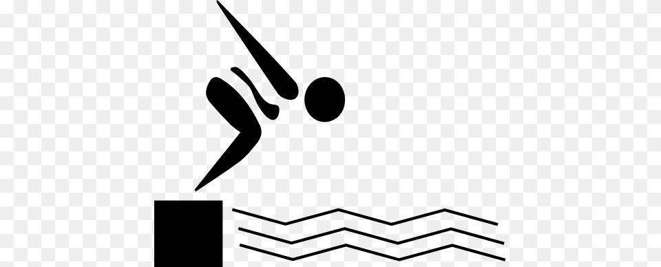 Of Swimming, Stencil Free Transparent Png