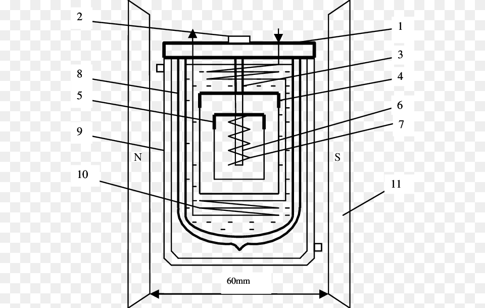 Of The Calorimetric Cell Diagram, Cad Diagram, Indoors Png Image
