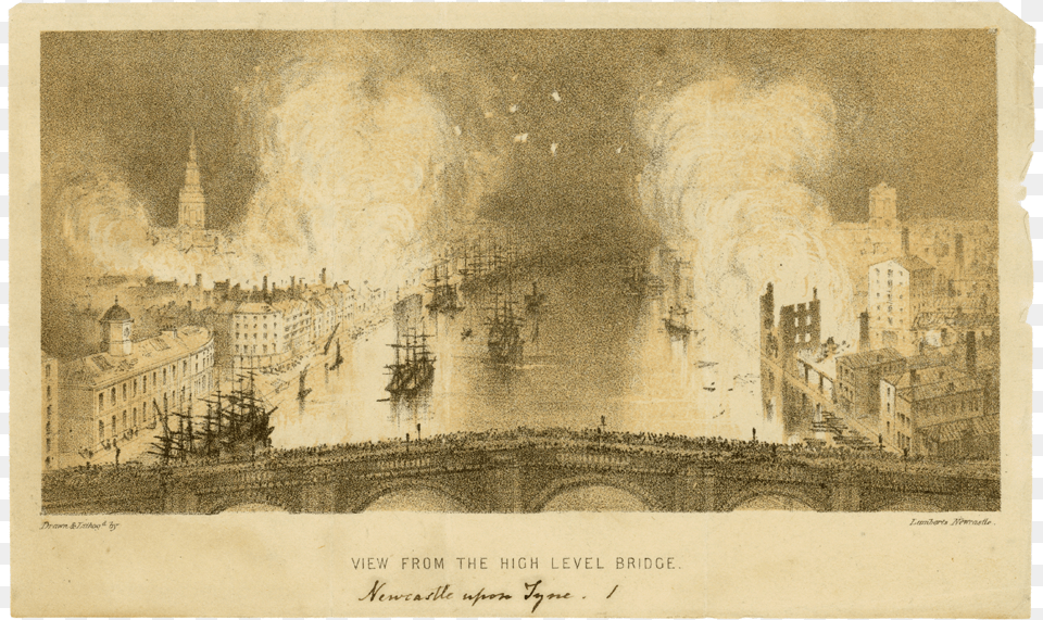 Of The Great Fire Of Gateshead Visual Arts, Art, Painting, Architecture, Building Free Png Download