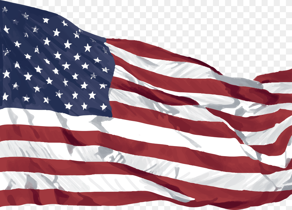 Of The United States Stock England Wrinkled Bandeira Dos Estados Unidos, American Flag, Flag Free Png