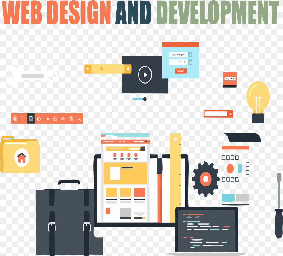 Of The Web In Creating Creative Visual Design Online Web Development And Designing Free Png Download