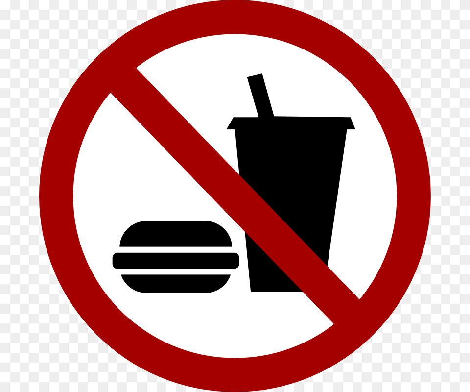 Of Unhealthy Food, Sign, Symbol, Road Sign Png Image