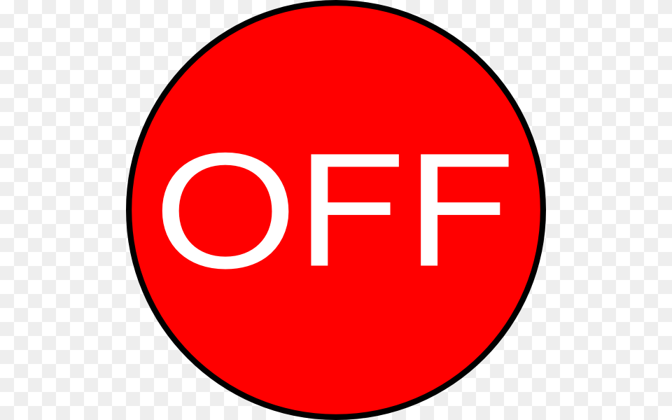 Off Button Svg Clip Arts 600 X 600 Px, Sign, Symbol, Road Sign, Disk Free Png