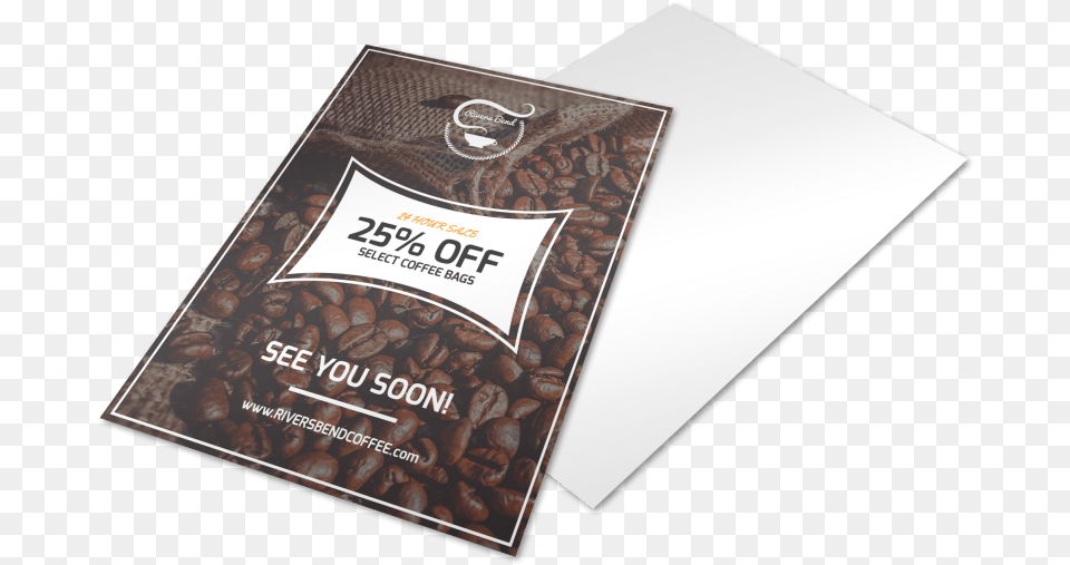 Off Coffee Shop Marketing Flyer Template Preview Envelope, Advertisement, Poster Free Png