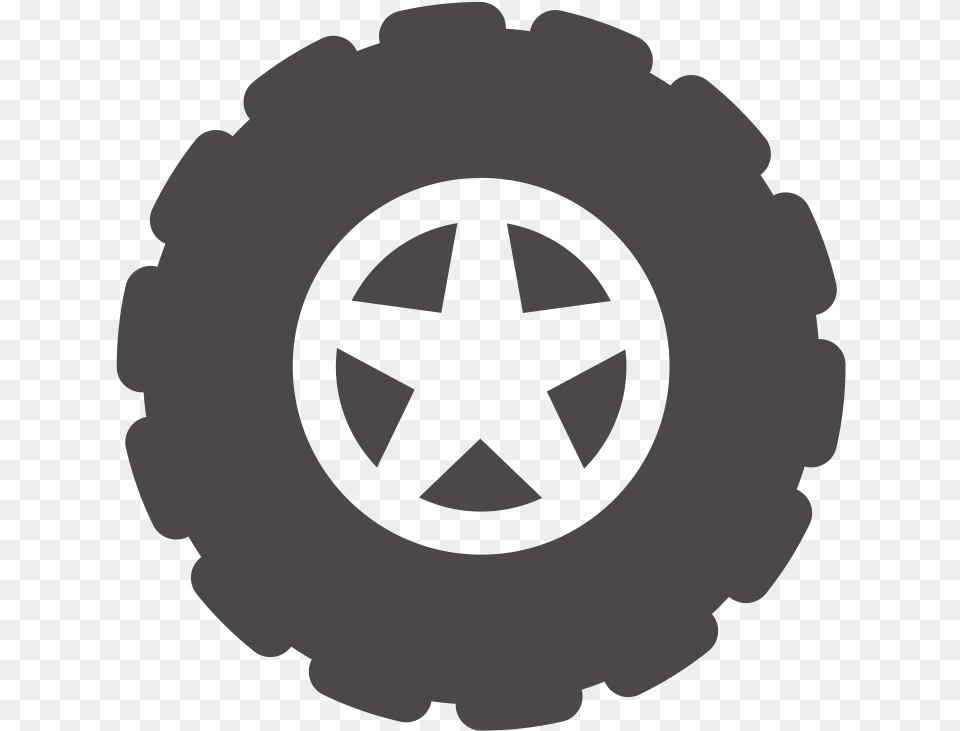Off Road Tire Royal Enfield Star Stickers, Star Symbol, Symbol, Machine, Wheel Free Transparent Png