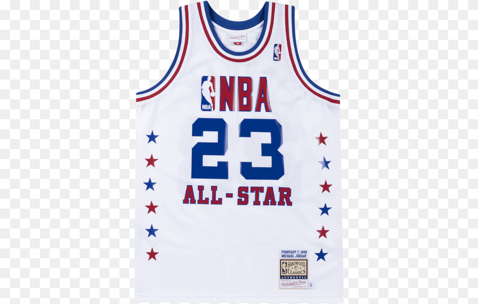 Off The Mitchell U0026 Ness 1988 All Star Jersey Michael, Clothing, Shirt Free Png Download