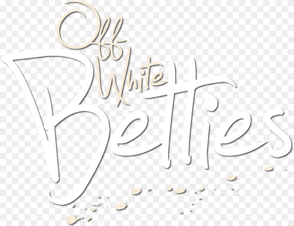 Off White Betties Calligraphy, Handwriting, Text, Cross, Symbol Free Transparent Png