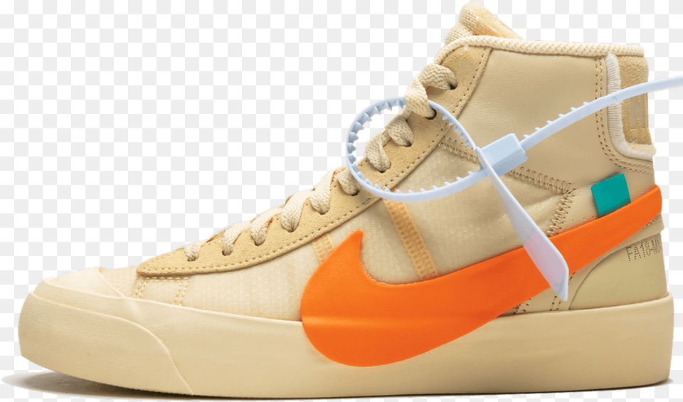 Off White Blazer Mid Hallows Eve, Clothing, Footwear, Shoe, Sneaker Free Png