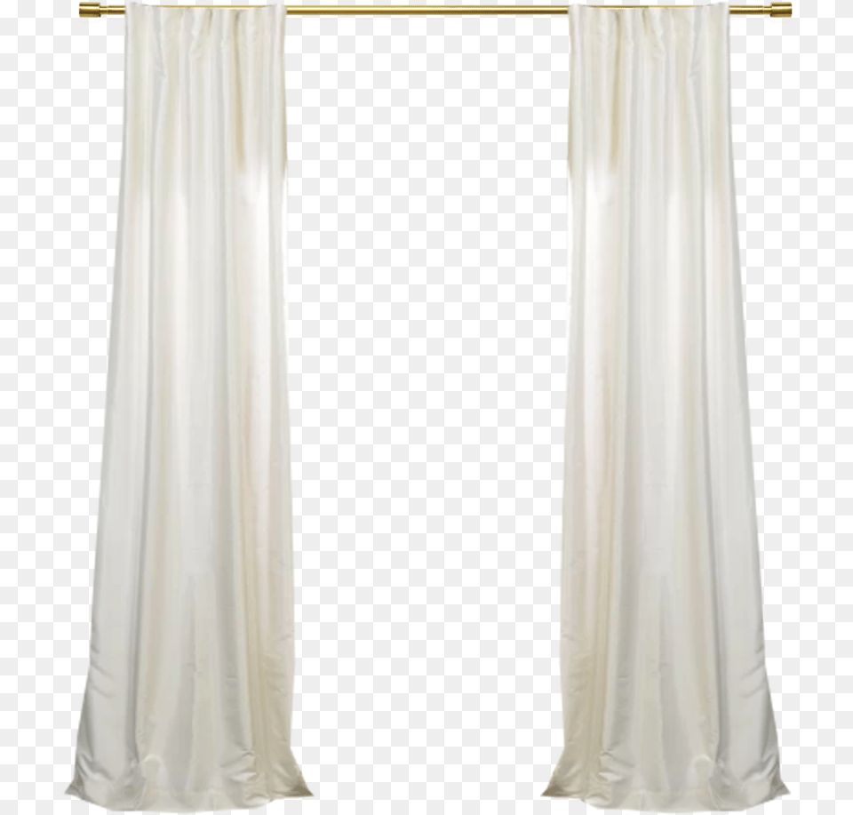 Off White Curtains 74each Gown, Curtain, Home Decor, Linen Png Image