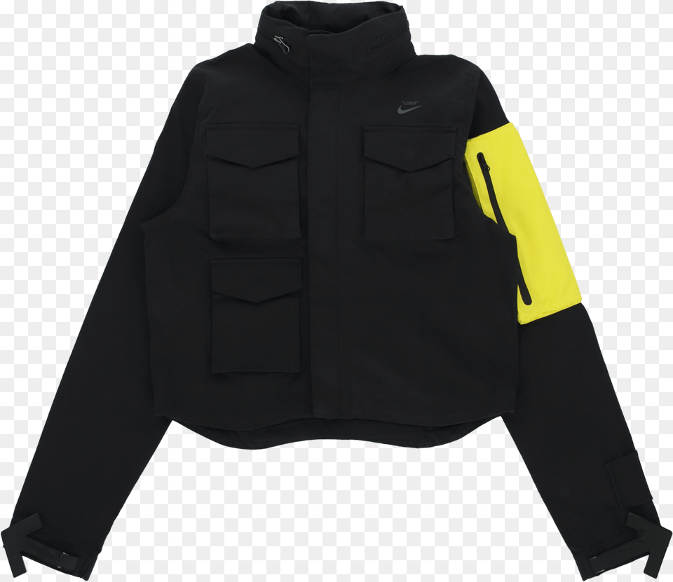 Off White Nike Jacket, Clothing, Coat, Long Sleeve, Sleeve Free Transparent Png