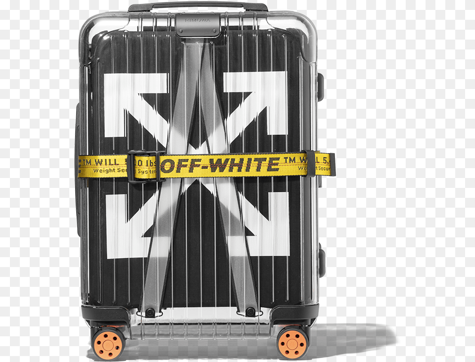 Off White Rimowa Black, Fence, Machine, Wheel, Car Free Png Download