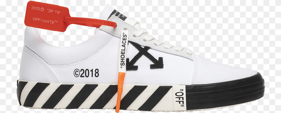 Off White Vulc Low White, Clothing, Footwear, Shoe, Sneaker Png