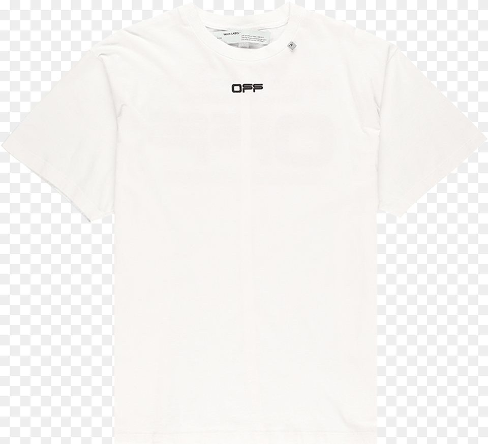 Off White Wavy Line Logo Oversized T Shirt, Clothing, T-shirt Png