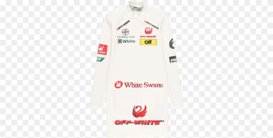 Off White White Swan, Clothing, Long Sleeve, Shirt, Sleeve Free Transparent Png