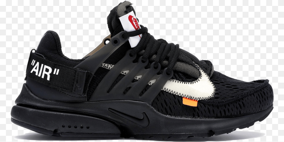 Off White X Nike Air Presto Quotblackquot Nike Presto Off White, Clothing, Footwear, Shoe, Sneaker Png Image
