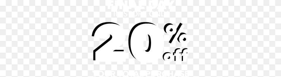 Off Your Total Purchase And, Number, Symbol, Text Free Png