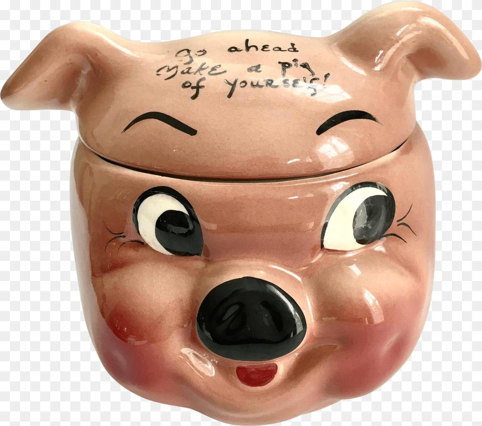 Offered For Your Consideration Is The Go Ahead Make Animal Figure, Person, Skin, Tattoo, Piggy Bank Free Png