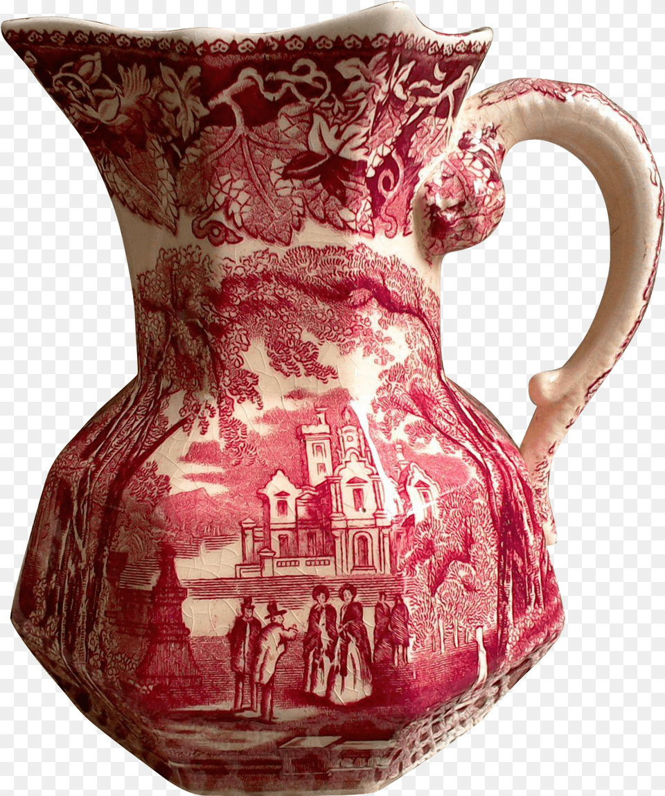 Offering A Beautiful Large Pitcher In An Octagon Shape Ceramic, Jug, Water Jug, Person, Pottery Free Transparent Png