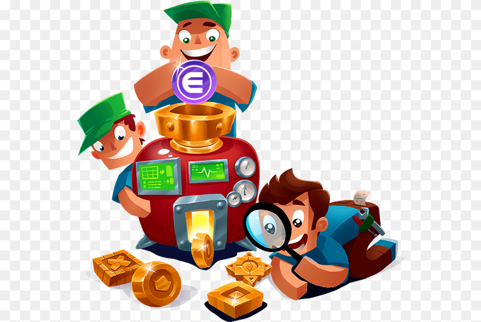 Offering Initial Blockchain Cryptocurrency Erc 20 Coin Coin Game Character, Robot, Face, Head, Person Free Png