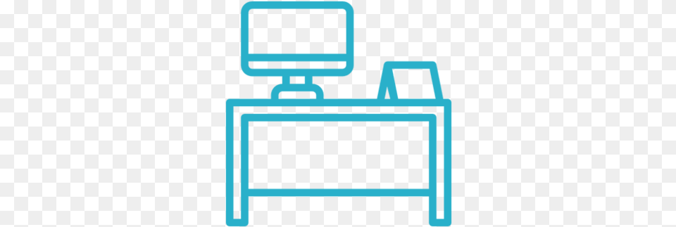 Office, Computer, Table, Desk, Electronics Png