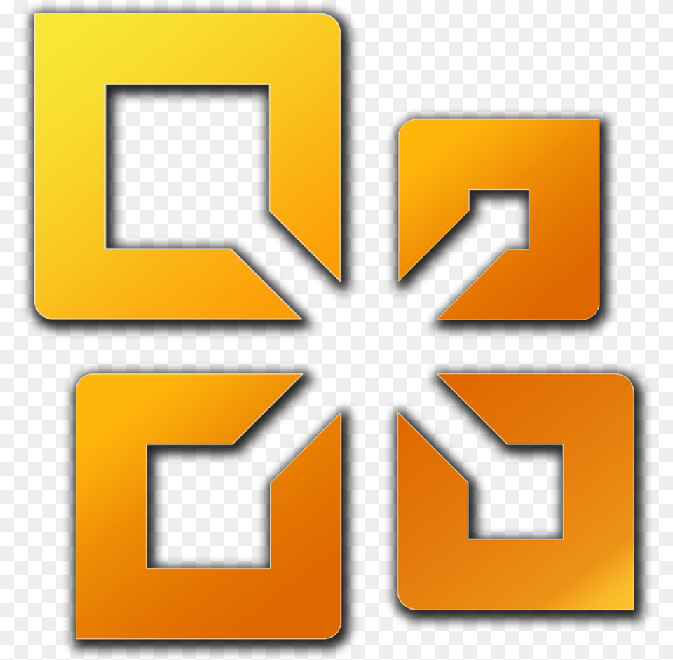 Office 2010 Logo Inversesvg Wikimedia Commons, Symbol, Cross, Sign, Text Free Png Download