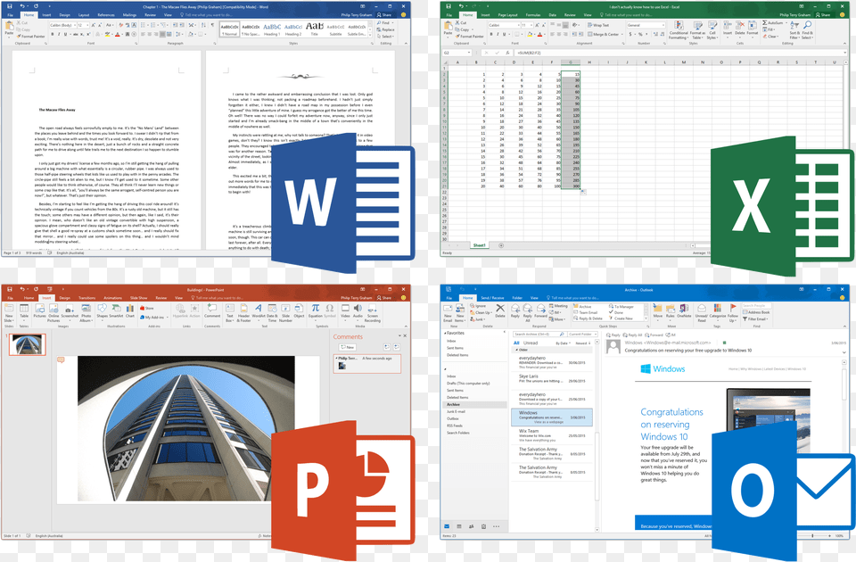 Office 2016 Vs 2019, Page, Text, Architecture, Building Free Png Download