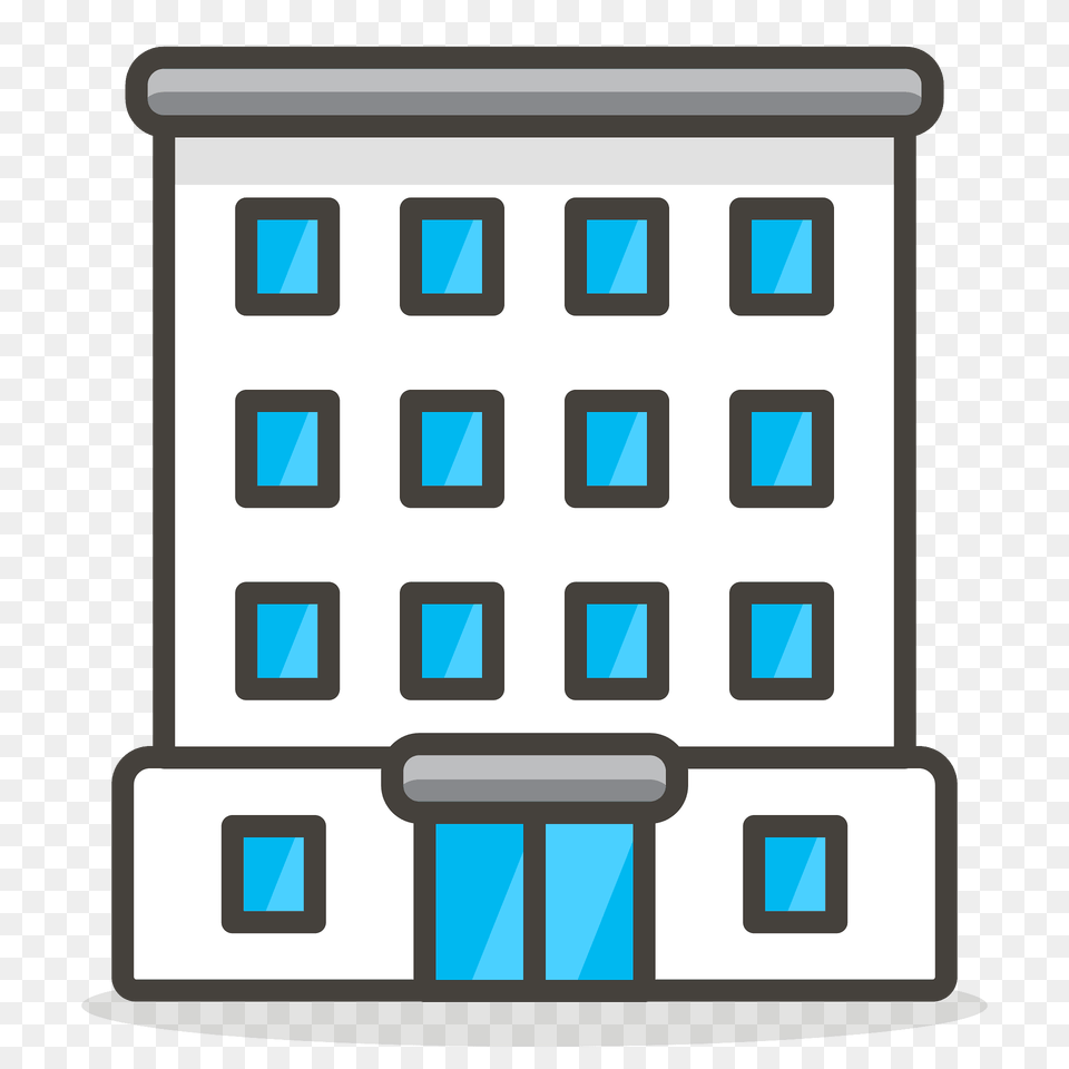 Office Building Emoji Clipart, Scoreboard, City, Text Free Transparent Png