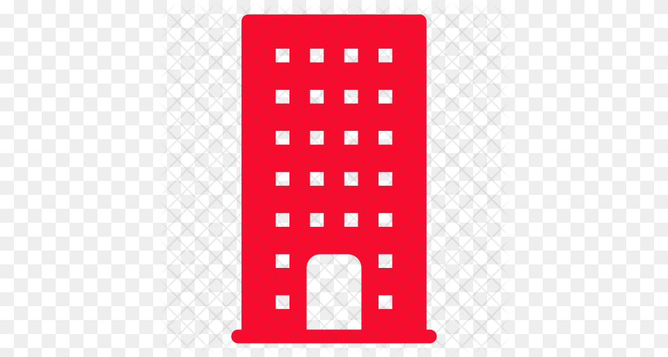 Office Building Icon Red Building Icon, Pattern, Text, Symbol Png Image