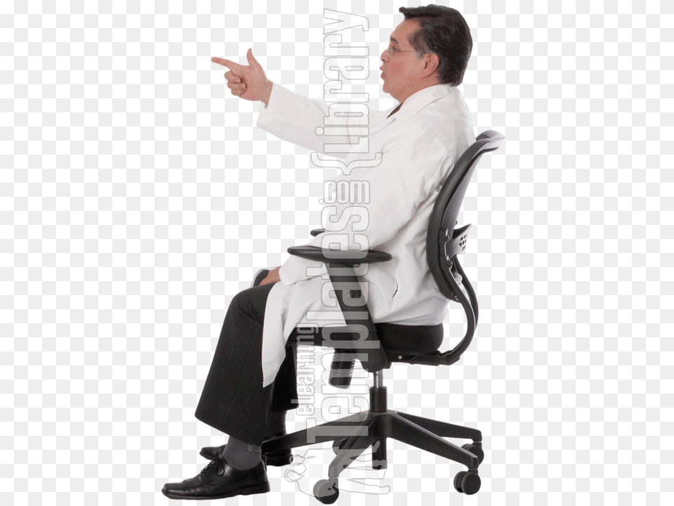 Office Chair, Sitting, Person, Accessories, Shoe Free Transparent Png
