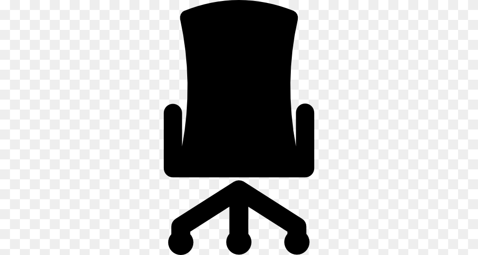 Office Chair, Silhouette, Furniture Png