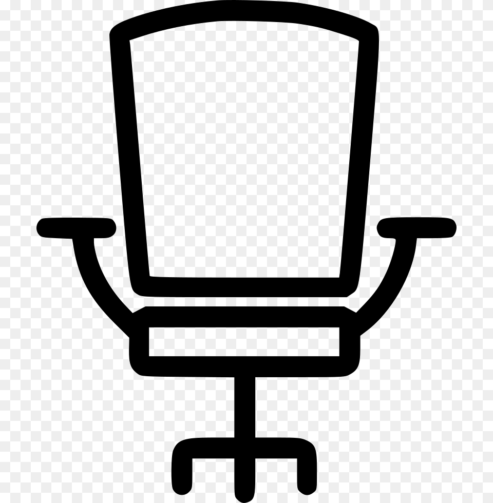 Office Chair Icon, Lighting, Furniture, Stencil, Plant Free Png
