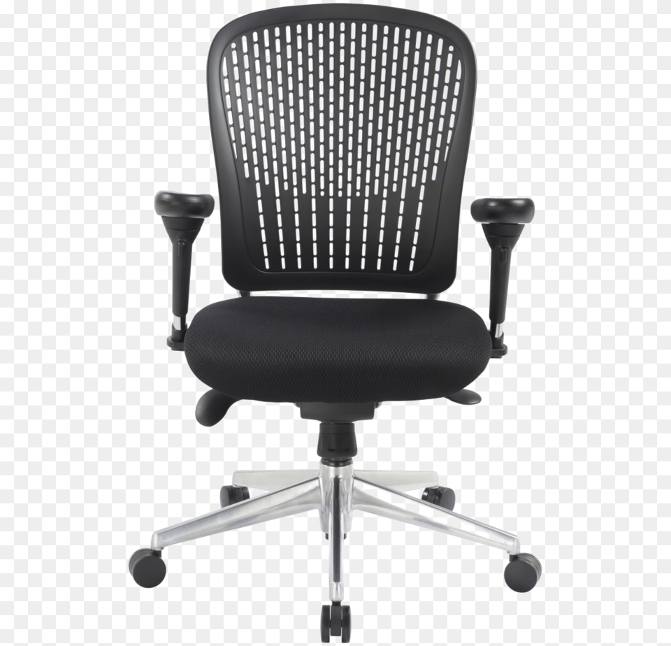 Office Chair White Learher Meeting Chair, Cushion, Furniture, Home Decor Free Png Download