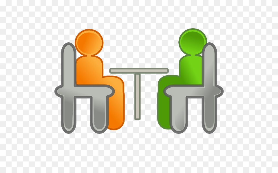 Office Clip Art, Conversation, Person, Table, Interview Free Png