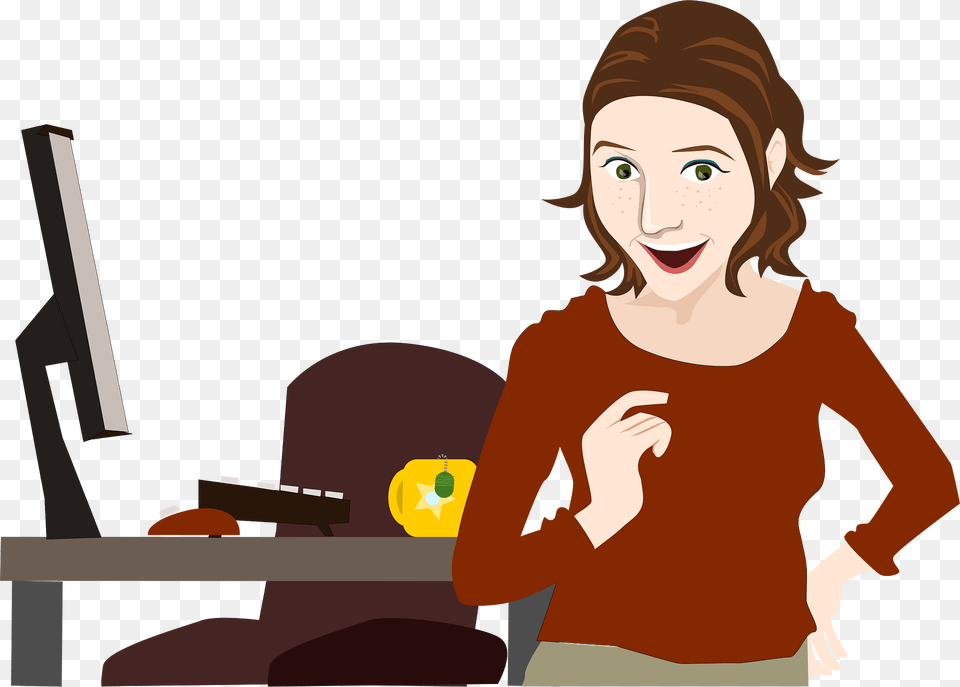 Office Clipart, Adult, Person, Female, Woman Png