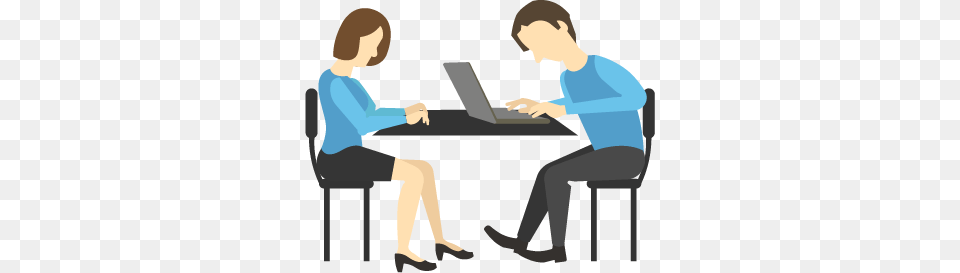 Office Clipart Main Office, Sitting, Person, Conversation, Child Png Image