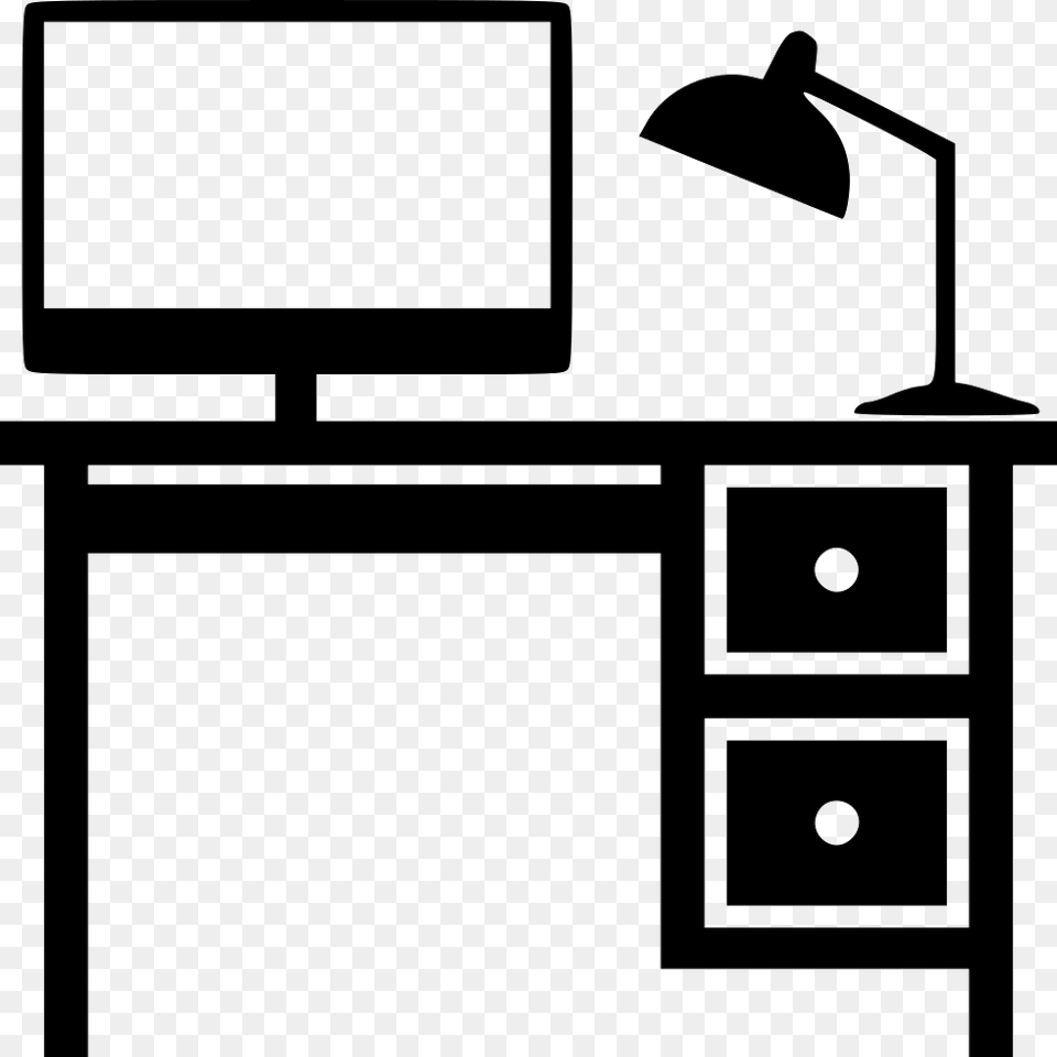 Office Desk Comments Office Table Icon, Furniture, Computer, Electronics, Lamp Png