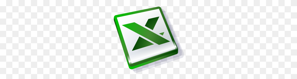 Office Excel Dans La Applications, Symbol, Green, Disk, Recycling Symbol Free Transparent Png
