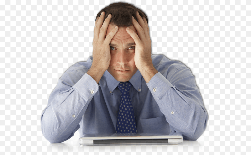 Office Frustrated Stress Resistance, Person, Face, Head, Accessories Free Png