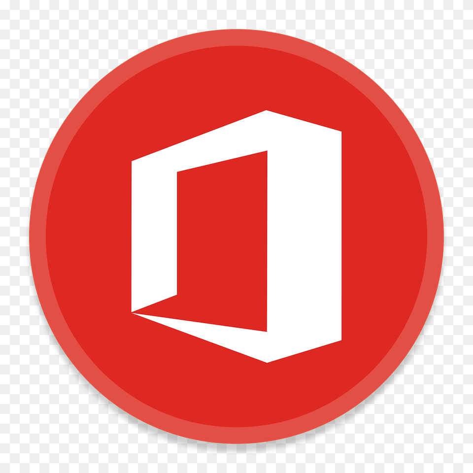 Office Icon Youtube Round Icon, Sign, Symbol, Road Sign, Text Png Image