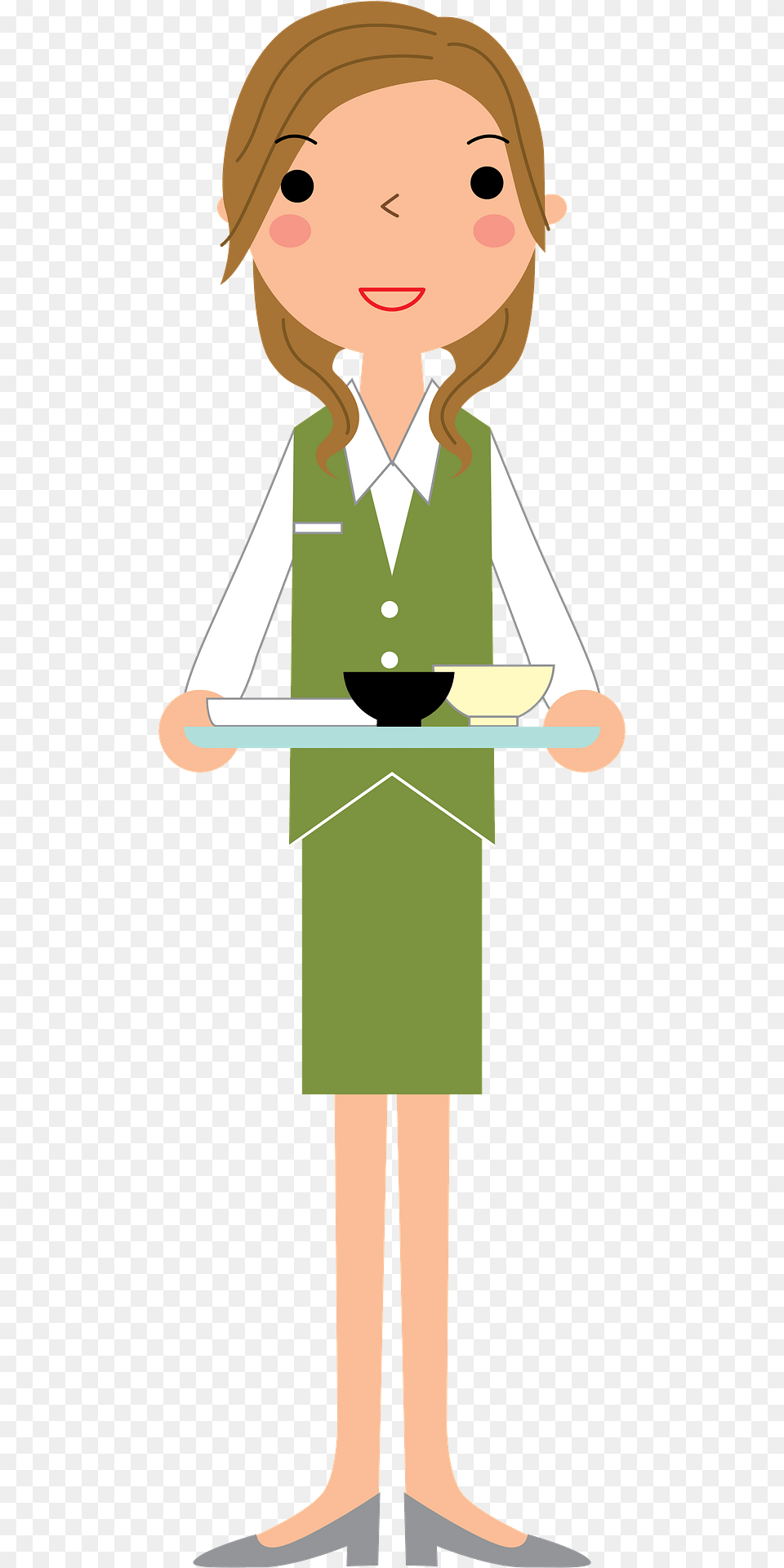 Office Lady Is Ready To Eat A Meal Clipart, Boy, Child, Male, Person Free Transparent Png