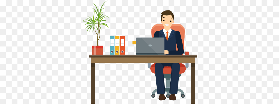Office Management Clipart Girl Office Cabin Vector Download, Computer, Pc, Electronics, Laptop Png