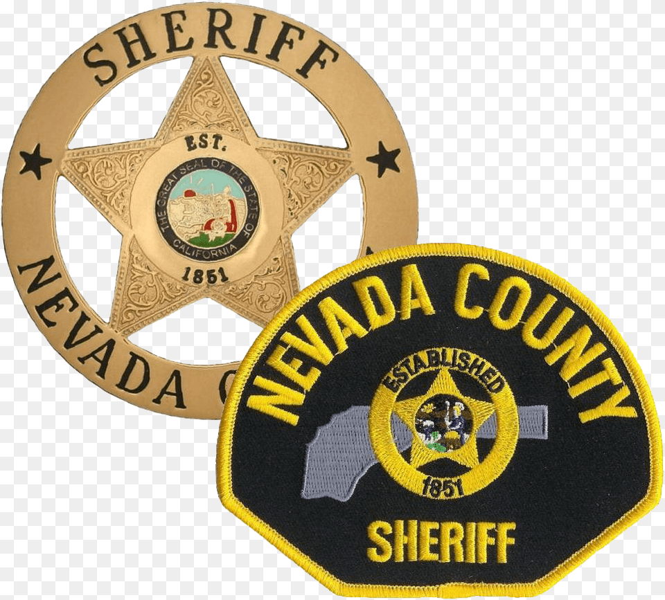 Office Nevada County Sheriff39s Office Logo, Badge, Symbol, Machine, Wheel Free Png Download