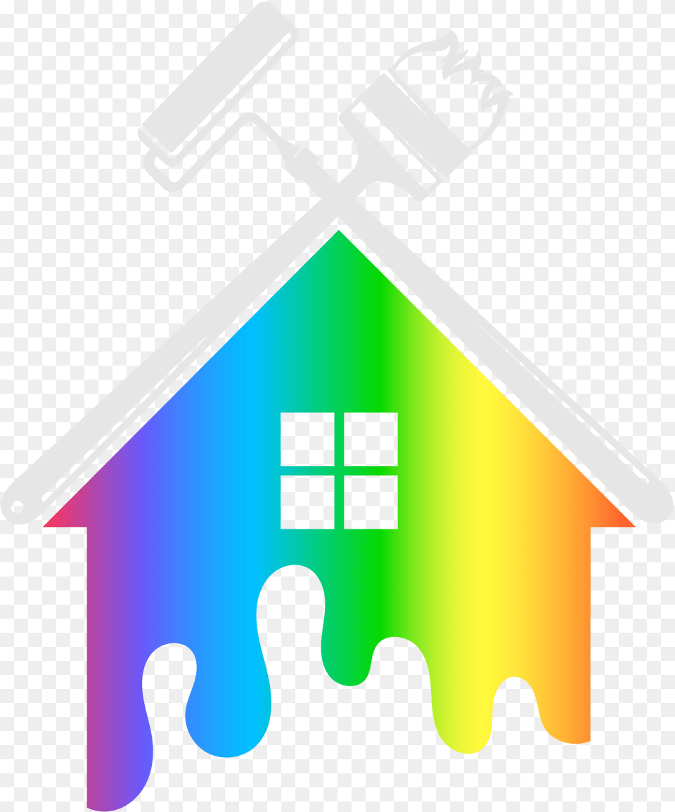 Office Painters House And Car Logo, Lighting, Cutlery, Fork Free Transparent Png