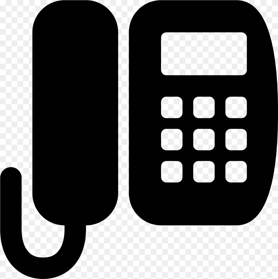 Office Phone Icon Red Office Phone Icon, Gray Png Image