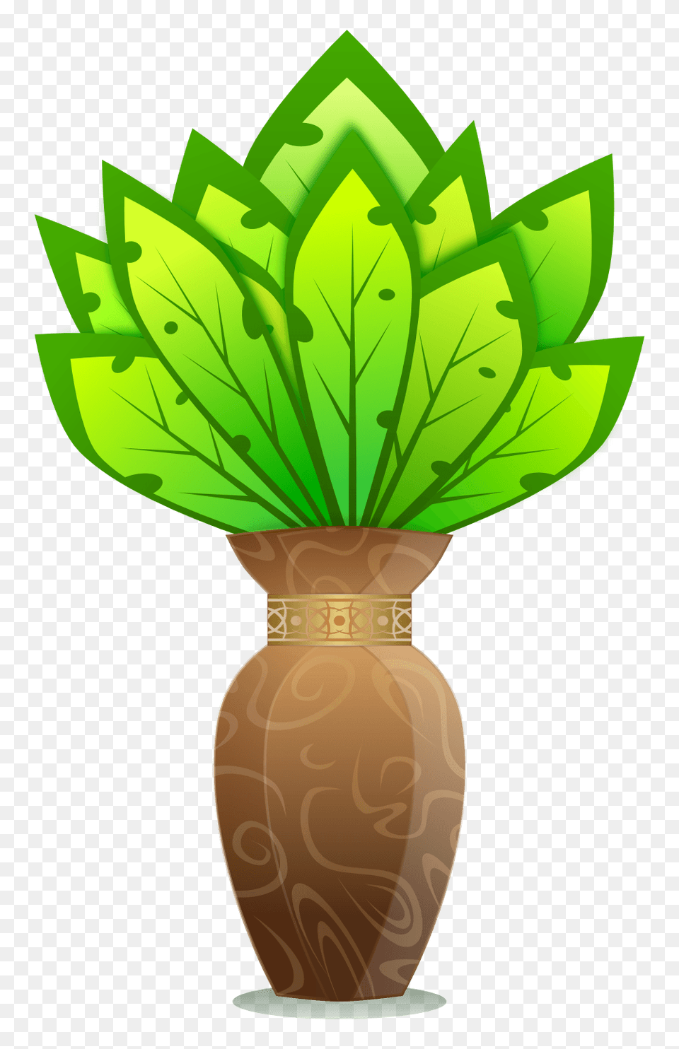 Office Plant Cliparts, Green, Jar, Leaf, Potted Plant Free Transparent Png