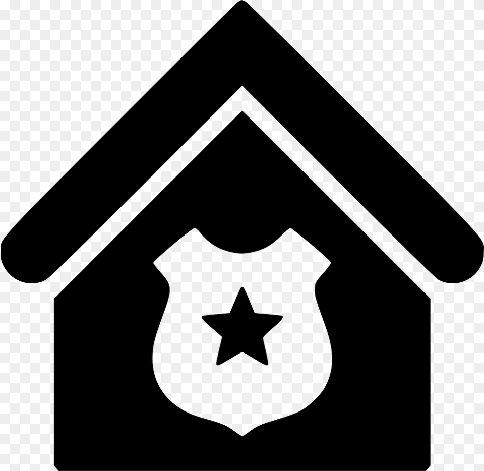 Office Police Icon Post Office Icon, Symbol, Stencil, Star Symbol, Person Free Png Download