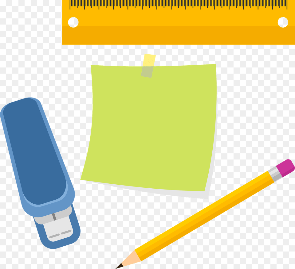 Office Supplies Clipart, Pencil, Blade, Razor, Weapon Free Png Download
