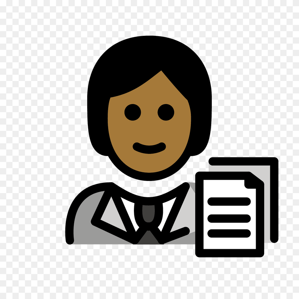 Office Worker Emoji Clipart, Face, Head, Person, Photography Png Image
