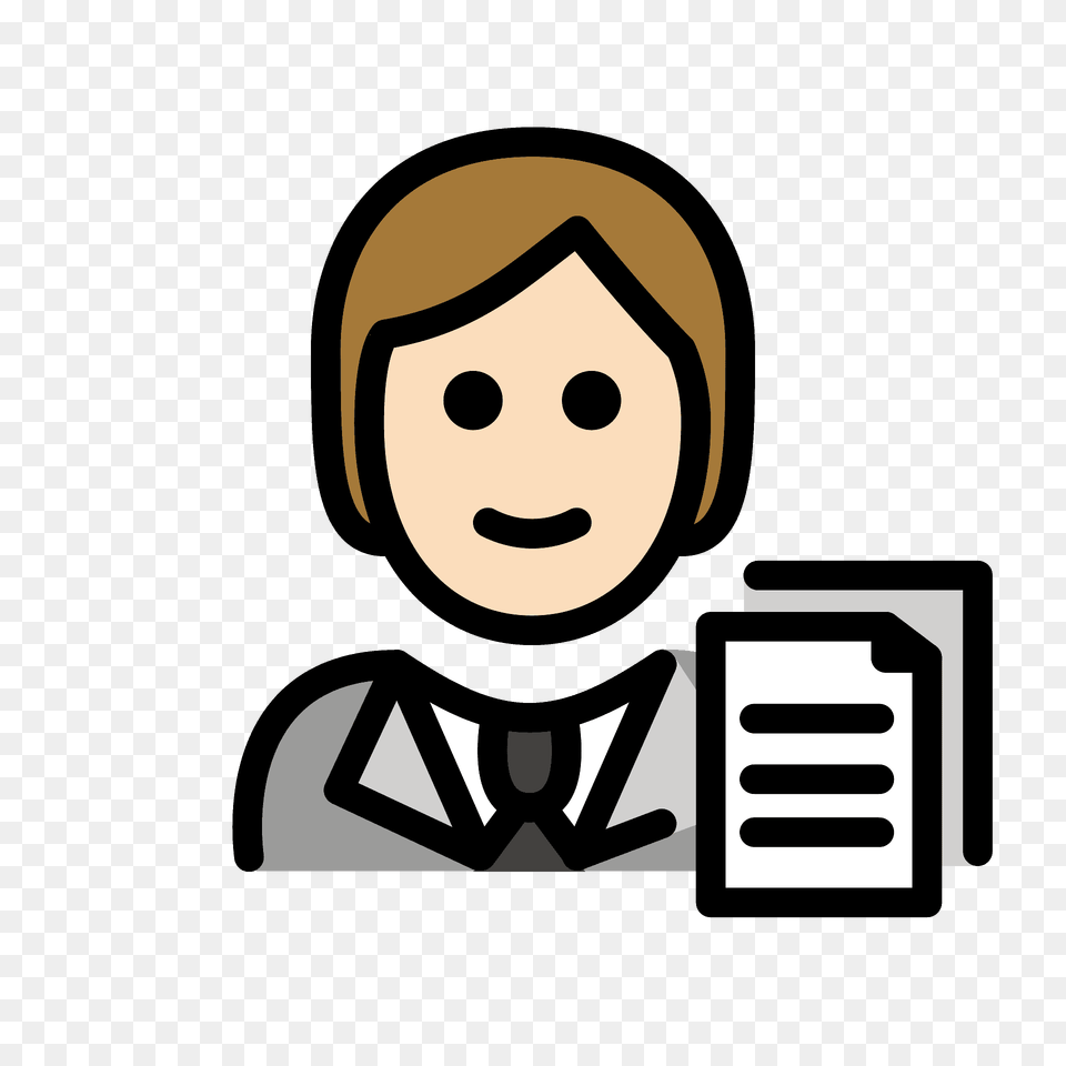 Office Worker Emoji Clipart, Photography, Face, Head, Person Png Image