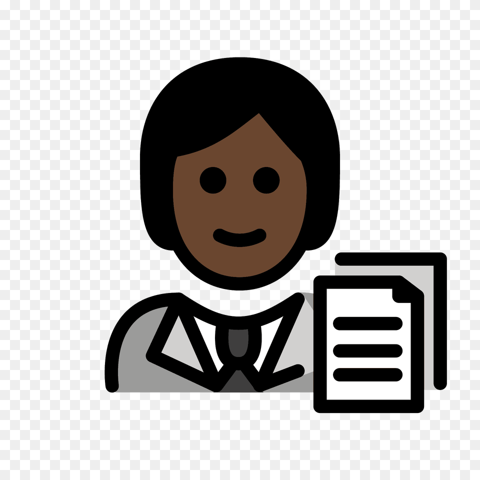 Office Worker Emoji Clipart, Photography, Face, Head, Person Png Image